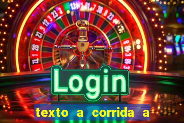 texto a corrida a lagarta lili